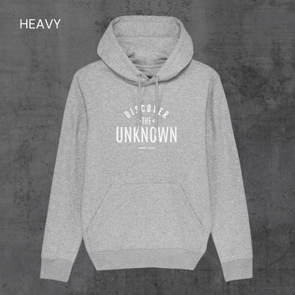 HEAVY Hoodie Unisex "DISCOVER THE UNKNOWN"