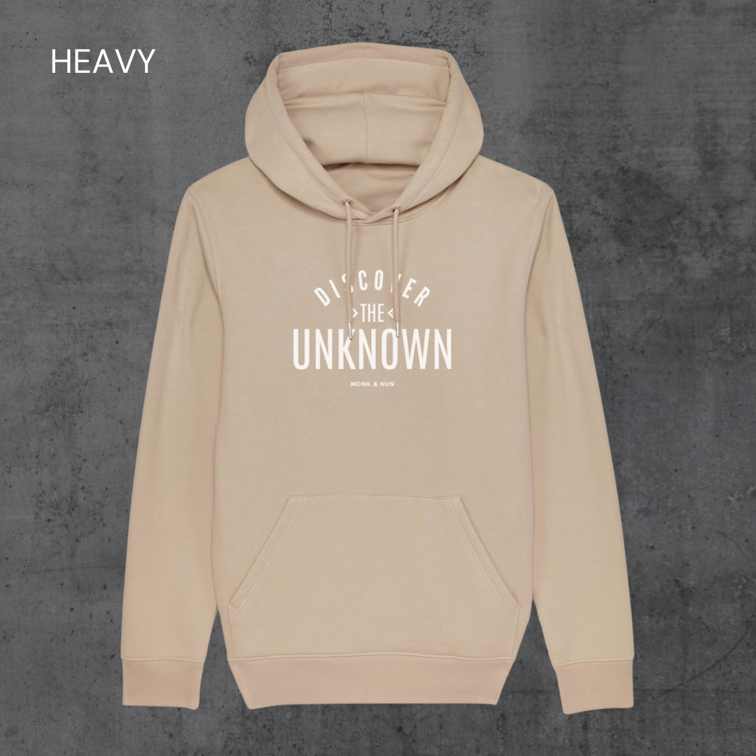 HEAVY Hoodie Unisex "DISCOVER THE UNKNOWN"