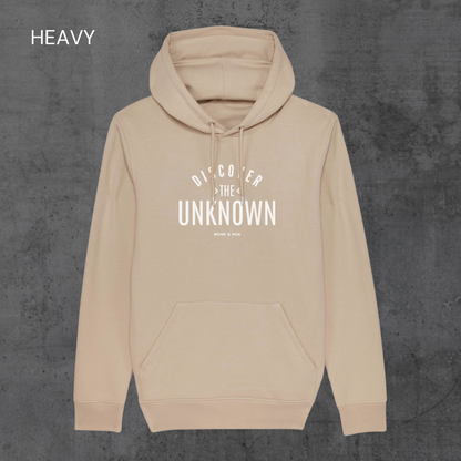 HEAVY Hoodie Unisex "DISCOVER THE UNKNOWN"