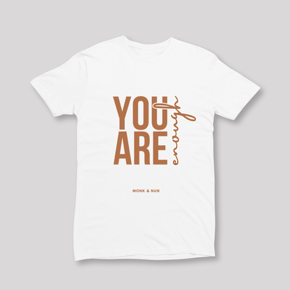 Damen T-Shirt slim fit stretchy "YOU ARE ENOUGH"