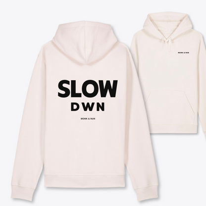 Damen Hoodie regular fit "SLOW DOWN"