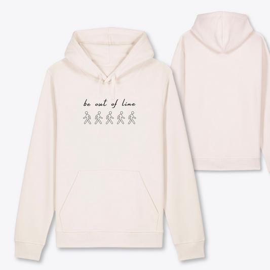Damen Hoodie regular fit "BE OUT OF LINE"