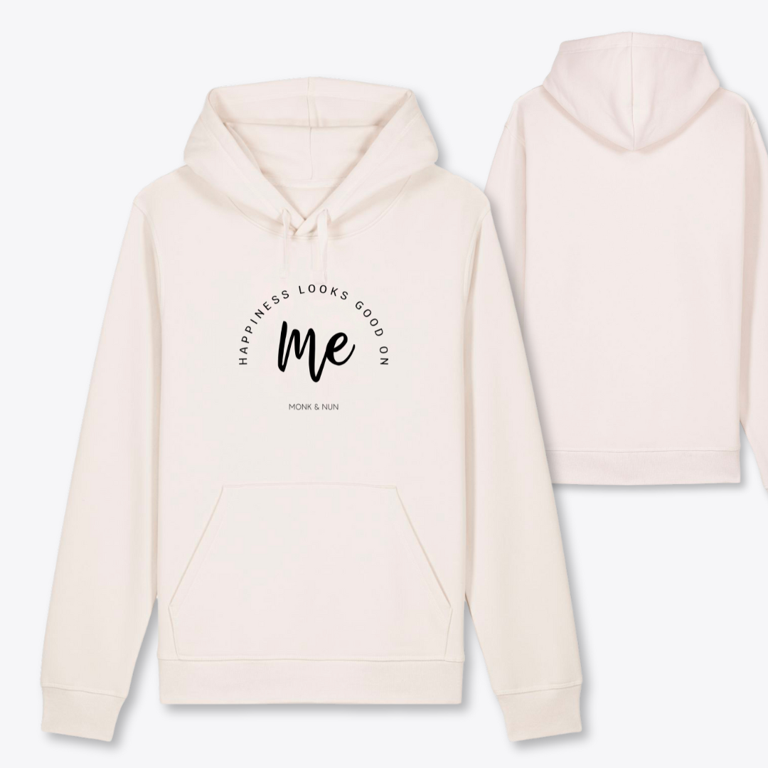 Damen Hoodie regular fit "HAPPINESS LOOKS GOOD ON ME"