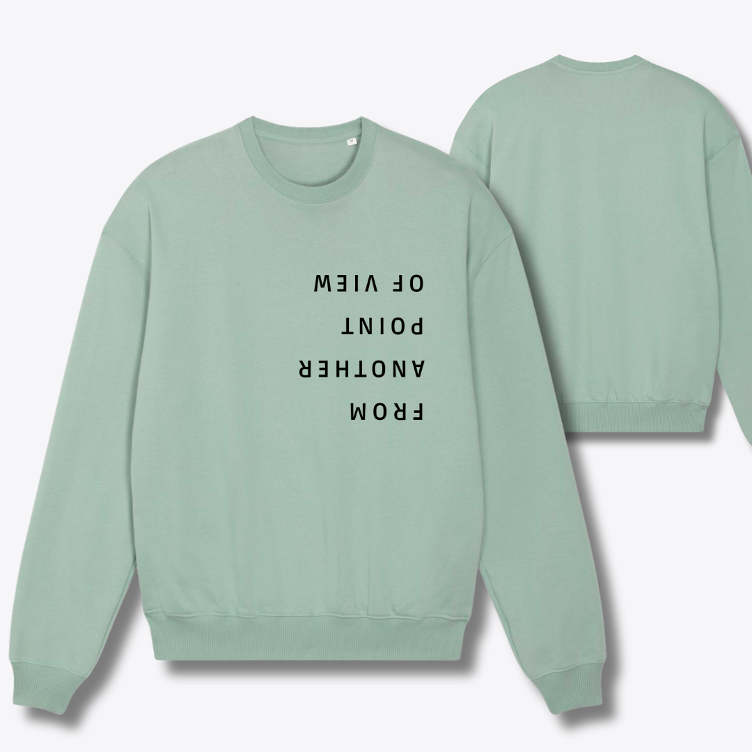 Damen Sweater oversized fit "FROM ANOTHER POINT OF VIEW"