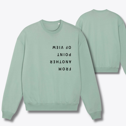 Damen Sweater oversized fit "FROM ANOTHER POINT OF VIEW"