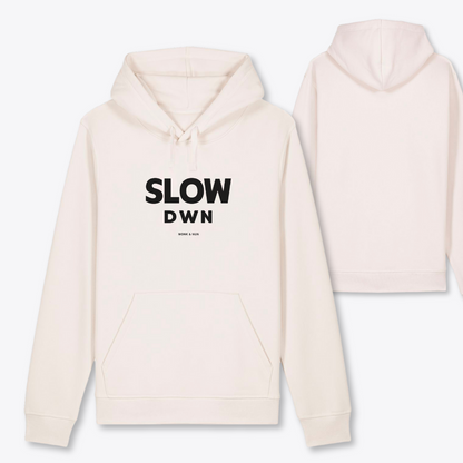 Damen Hoodie regular fit "SLOW DOWN"