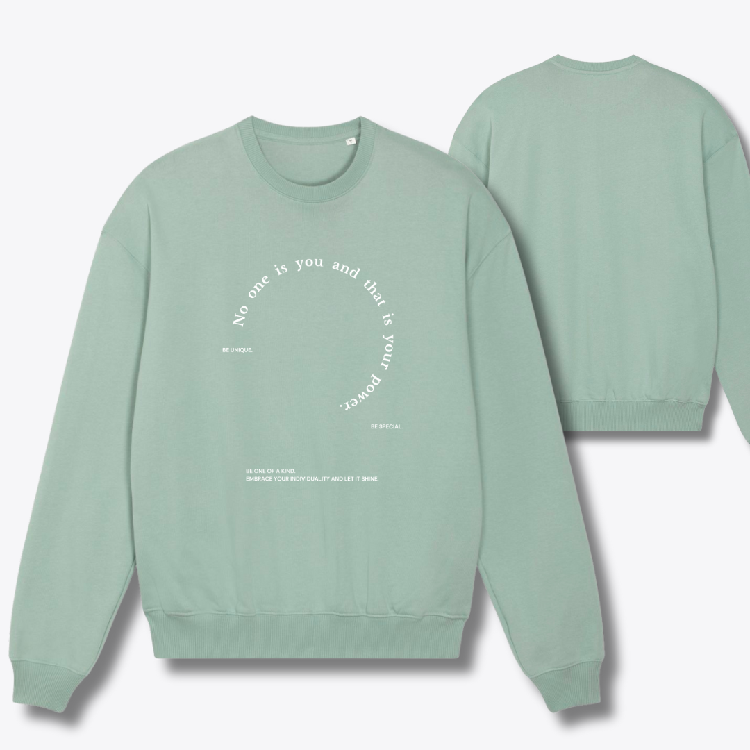 Damen Sweater oversized fit "NO ONE IS YOU..."