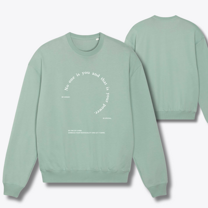 Damen Sweater oversized fit "NO ONE IS YOU..."