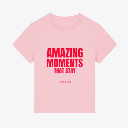 Damen T-Shirt fashion fit "AMAZING MOMENTS.."