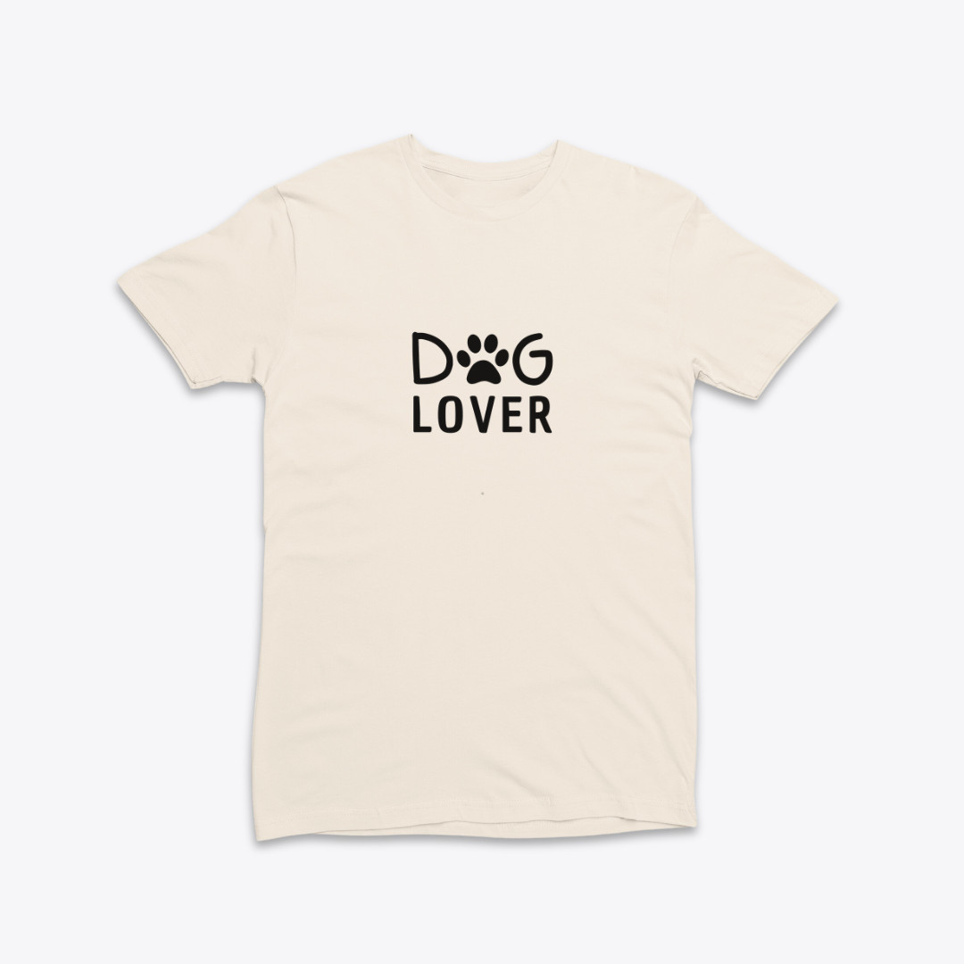 Damen T-Shirt slim fit stretchy "DOG LOVER"