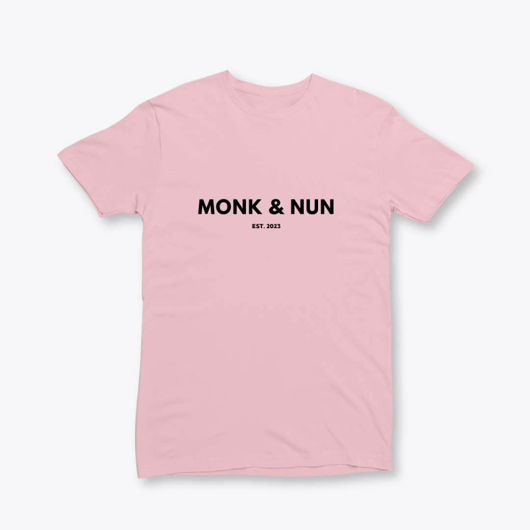 Damen T-Shirt slim fit stretchy "MONK & NUN"