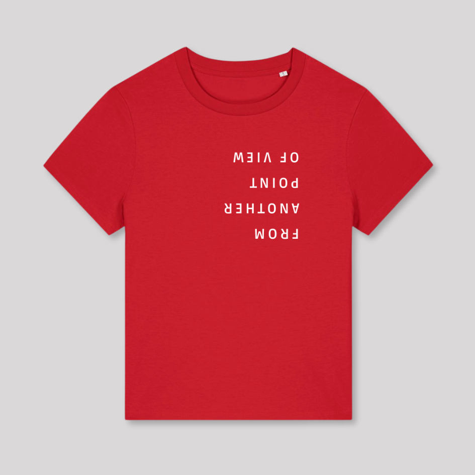 Damen T-Shirt fashion fit "FROM ANOTHER POINT OF VIEW"
