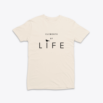 Damen T-Shirt slim fit stretchy "ELEMENTS OF LIFE"