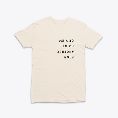 Damen T-Shirt slim fit stretchy "FROM ANOTHER POINT OF VIEW"