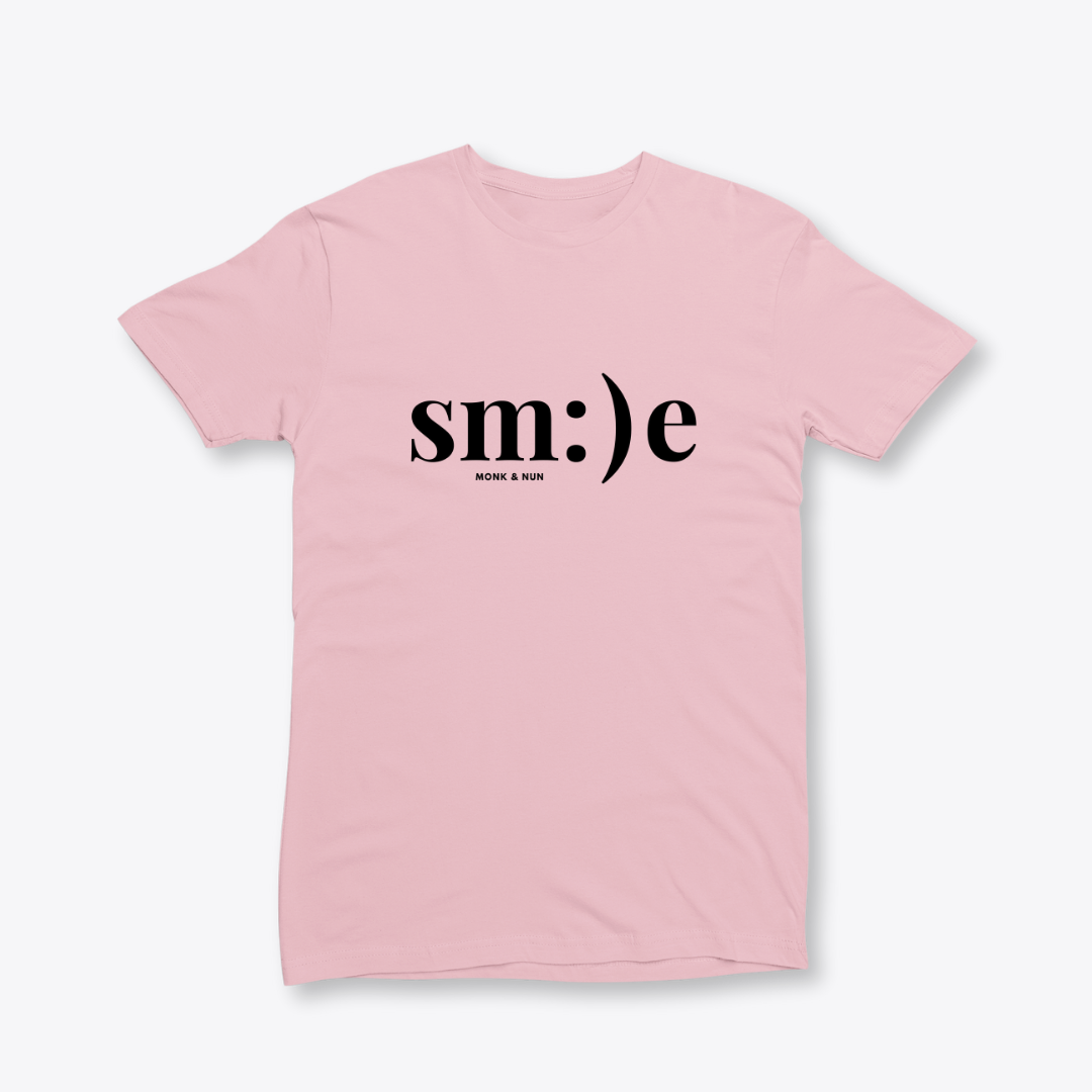 Damen T-Shirt slim fit stretchy "SMILE"