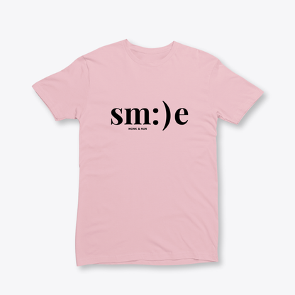 Damen T-Shirt slim fit stretchy "SMILE"
