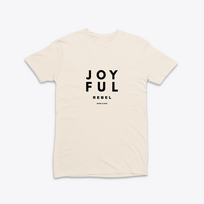 Damen T-Shirt slim fit stretchy "JOYFUL REBEL"
