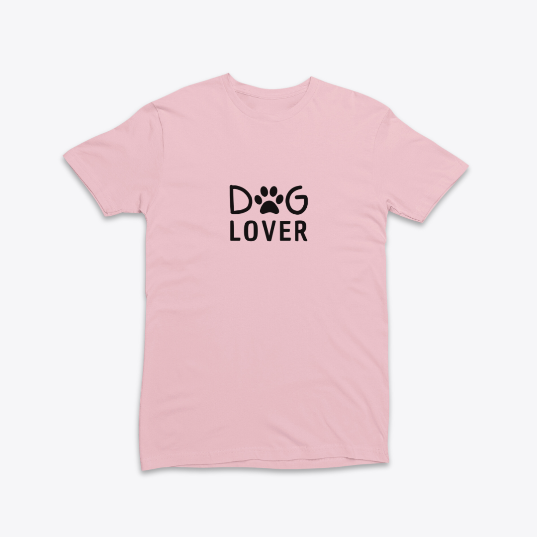 Damen T-Shirt slim fit stretchy "DOG LOVER"