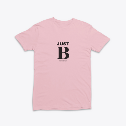 Damen T-Shirt slim fit stretchy "JUST BE"