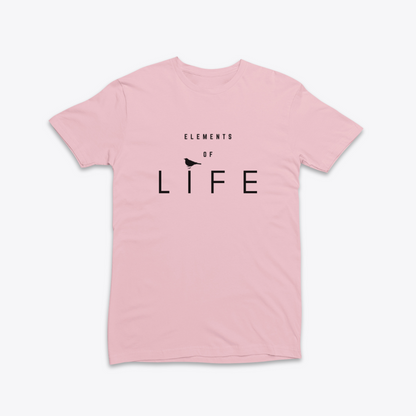 Damen T-Shirt slim fit stretchy "ELEMENTS OF LIFE"
