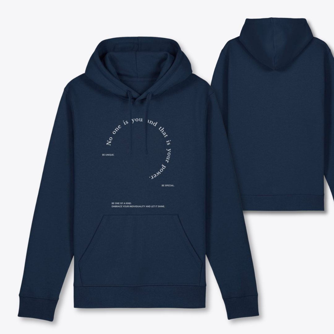 Damen Hoodie regular fit "NO ONE IS YOU AND THAT IS YOUR POWER"