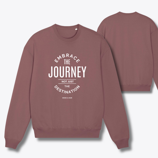 Damen Sweater oversized fit "EMBRACE THE JOURNEY..."