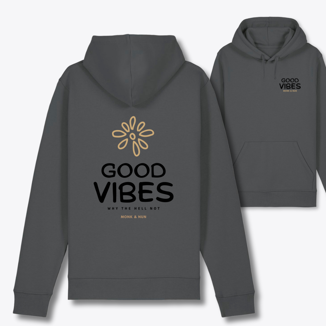 Damen Hoodie regular fit "GOOD VIBES"