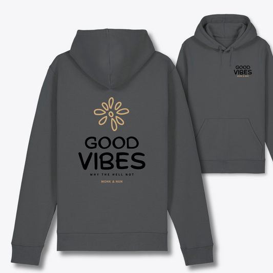 Damen Hoodie regular fit "GOOD VIBES"