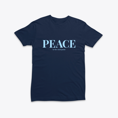 Damen T-Shirt slim fit stretchy "PEACE IS FOR EVERYONE"