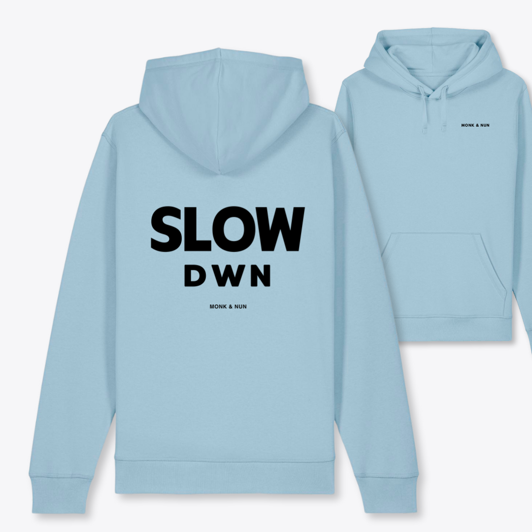 Damen Hoodie regular fit "SLOW DOWN"