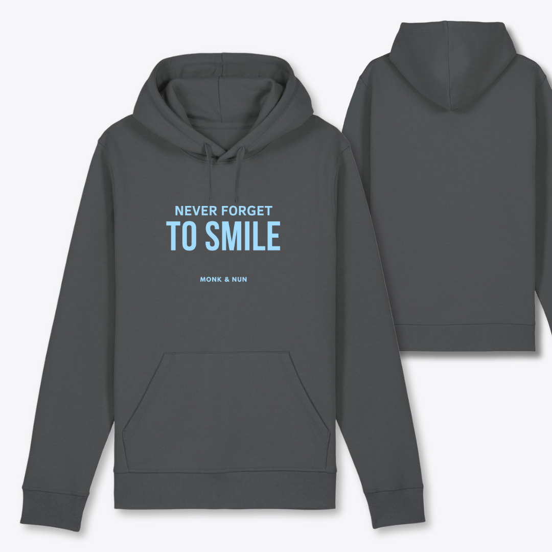 Damen Hoodie regular fit "NEVER FORGET TO SMILE"