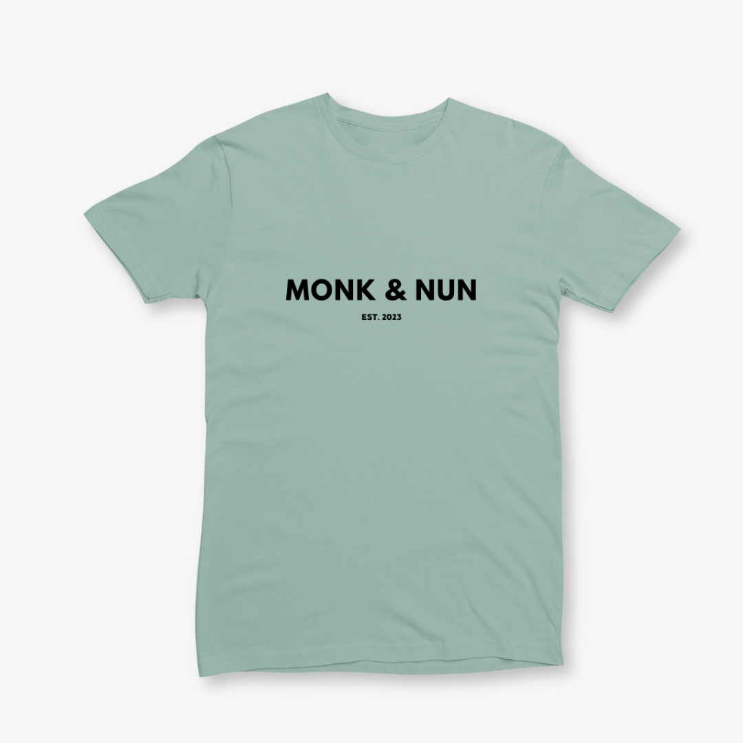 Damen T-Shirt slim fit stretchy "MONK & NUN"