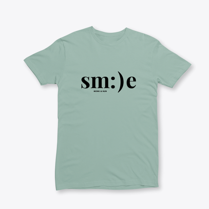 Damen T-Shirt slim fit stretchy "SMILE"