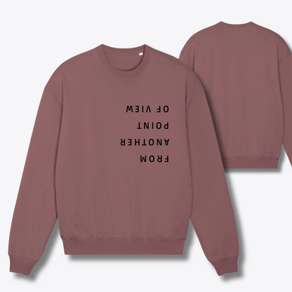 Damen Sweater oversized fit "FROM ANOTHER POINT OF VIEW"