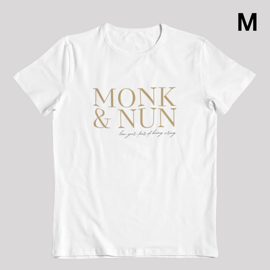 BD-Unisex T-Shirt "MONK & NUN" sommerlich leicht
