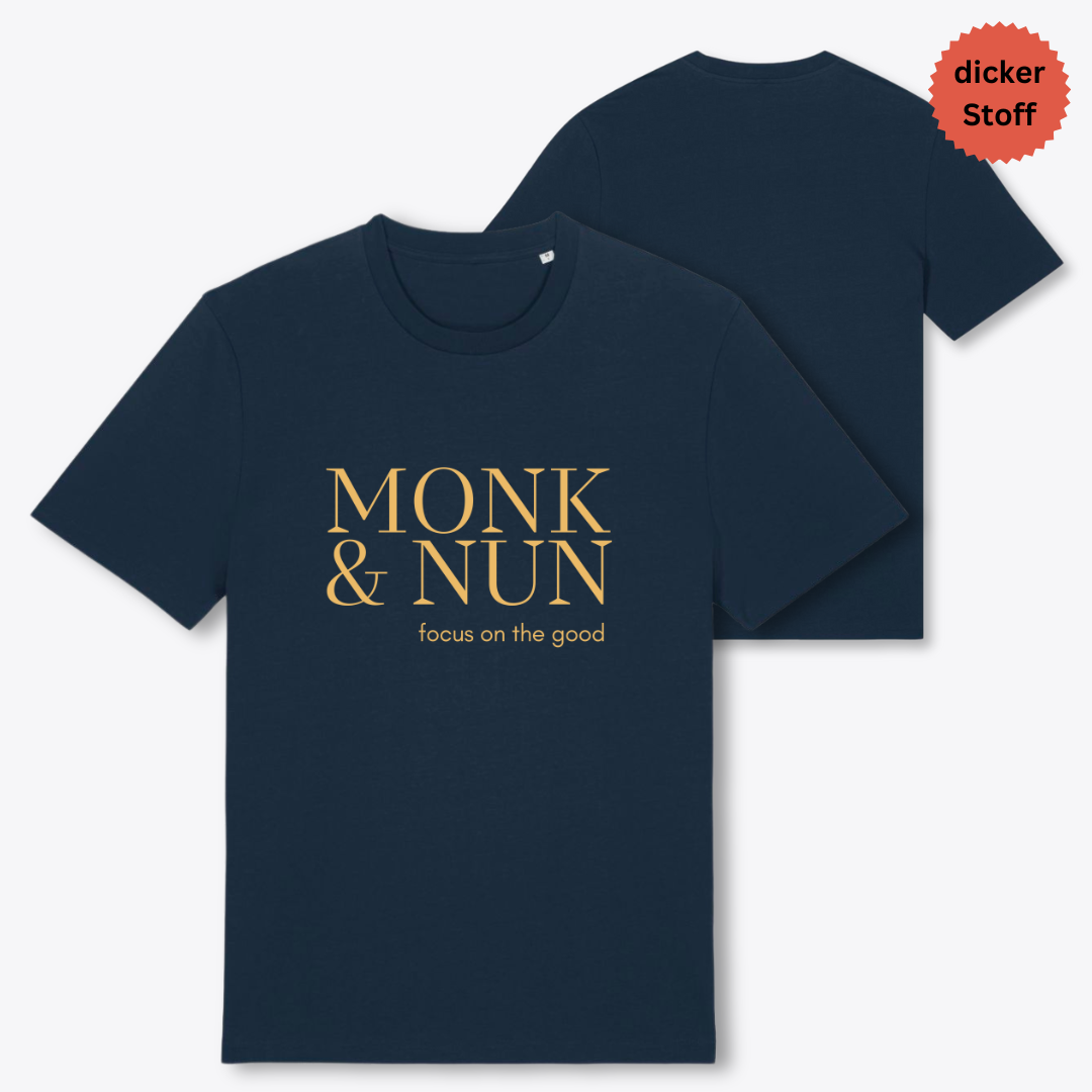Unisex T-Shirt "MONK & NUN" Bio-Baumwolle