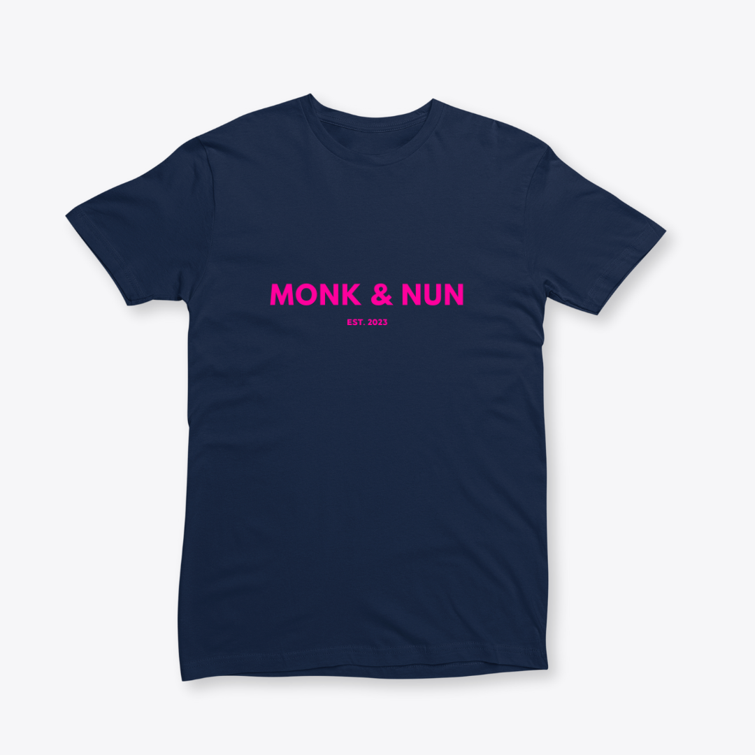 Damen T-Shirt slim fit stretchy "MONK & NUN"