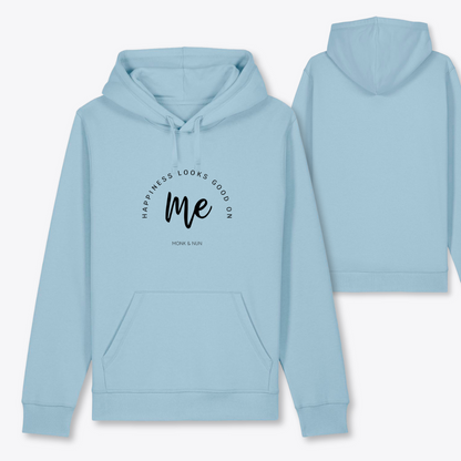 Damen Hoodie regular fit "HAPPINESS LOOKS GOOD ON ME"
