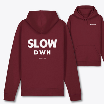 Damen Hoodie regular fit "SLOW DOWN"