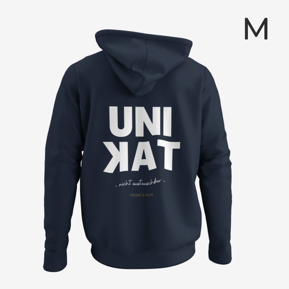 BD-Unisex Hoodie regular fit "UNIKAT-NICHT AUSTAUSCHBAR" Backprint
