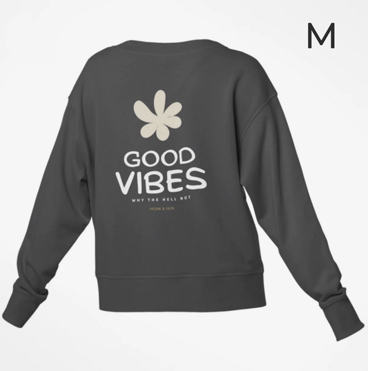 BD-Unisex Sweater "GOOD VIBES" -Backprint