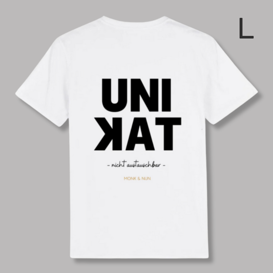 BD-Unisex T-Shirt "UNIKAT-BACKPRINT" dickere Qualität