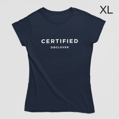 BD-Damen T-Shirt slim fit "CERTIFIED DOGLOVER"