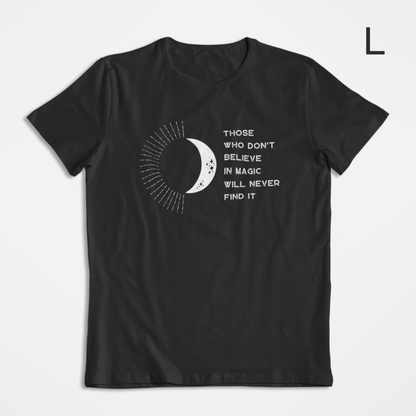BD-Unisex T-Shirt "THOSE WHO DON'T BELIEVE IN..." sommerlich leicht