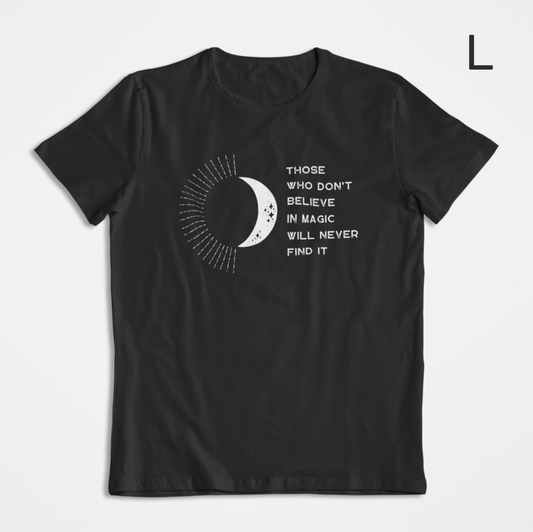 BD-Unisex T-Shirt "THOSE WHO DON'T BELIEVE IN..." sommerlich leicht