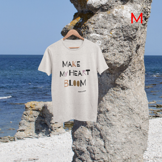BD-Unisex T-Shirt "MAKE MY HEART BLOOM" dickere Qualität
