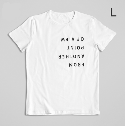 BD-Unisex T-Shirt "FROM ANOTHER POINT OF VIEW" sommerlich leicht
