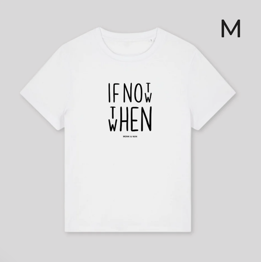BD-Damen T-Shirt fashion fit "IF NOT NOW THEN WHEN"