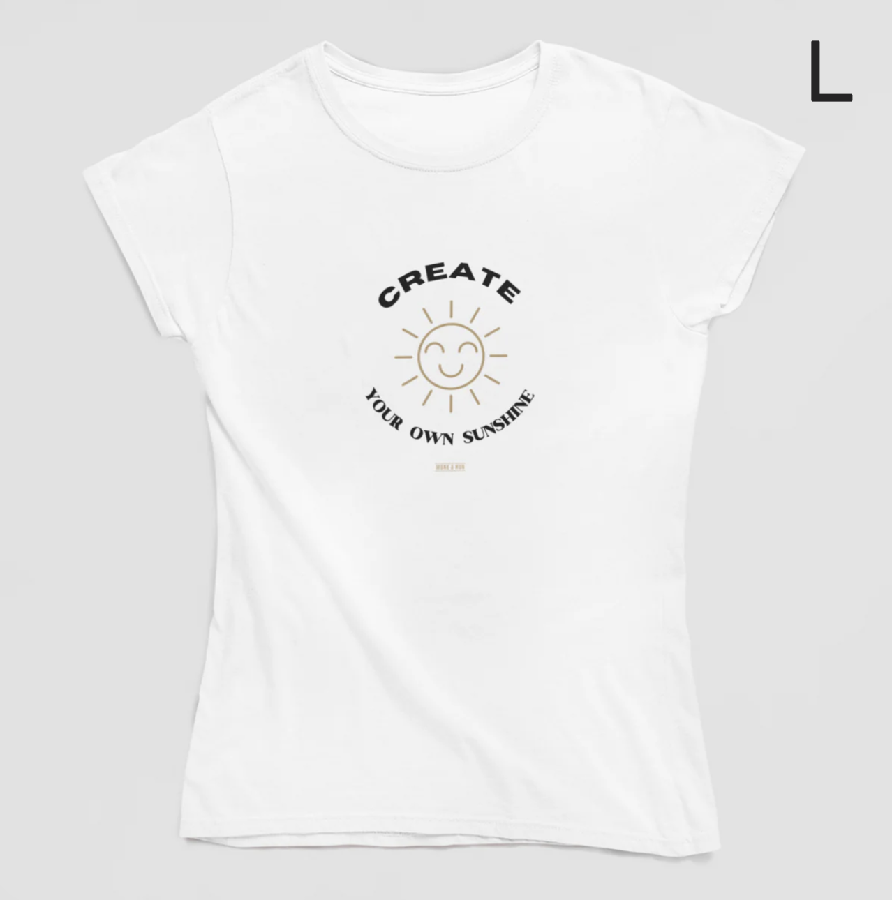 BD-Damen T-Shirt slim fit "CREATE YOUR OWN SUNSHINE"