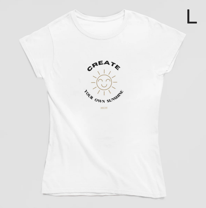 BD-Damen T-Shirt slim fit "CREATE YOUR OWN SUNSHINE"